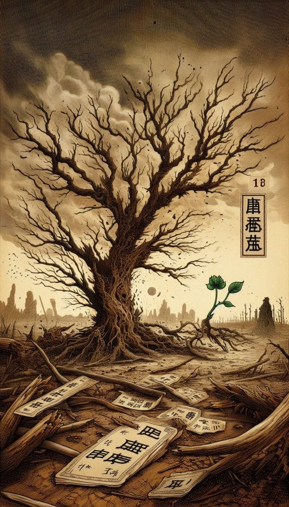 Hexagramme 18 -yi Jink